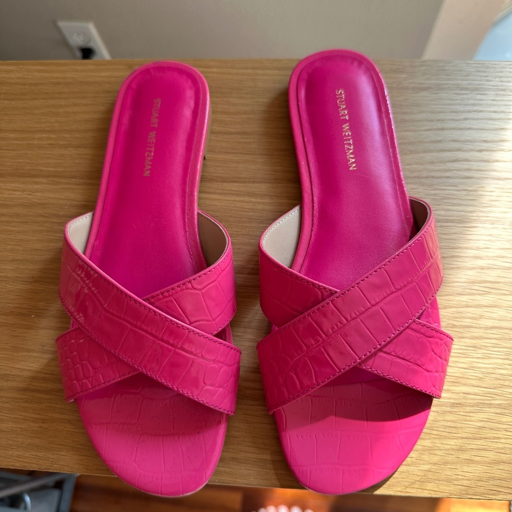Stuart Weitzman Roza Criss Cross Sandal NWOB